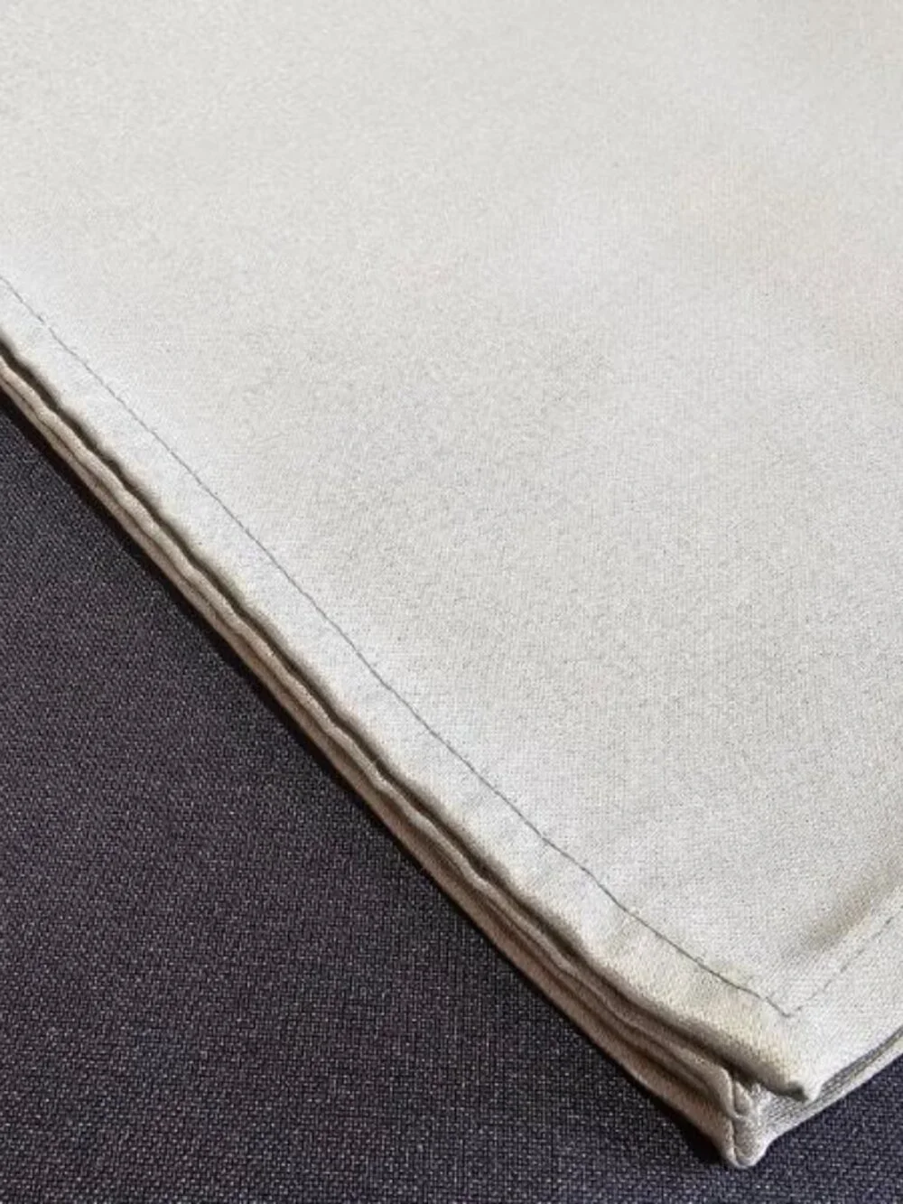 Set of #8 Sateen Napkins, Sage Green + Set of #8 Beaded Napkin Rings